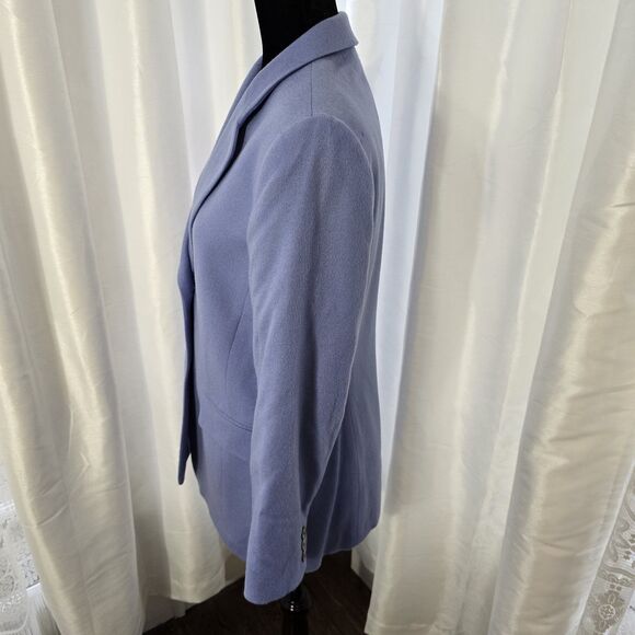 Vintage Talbots Blazer Womens 8 100% Cashmere Suit Jacket Academia Office USA - Picture 10 of 11